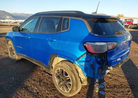 2021 Jeep Compass Trailhawk 4X4 из США, поврежденный, VIN 3C4NJDDB0MT551169